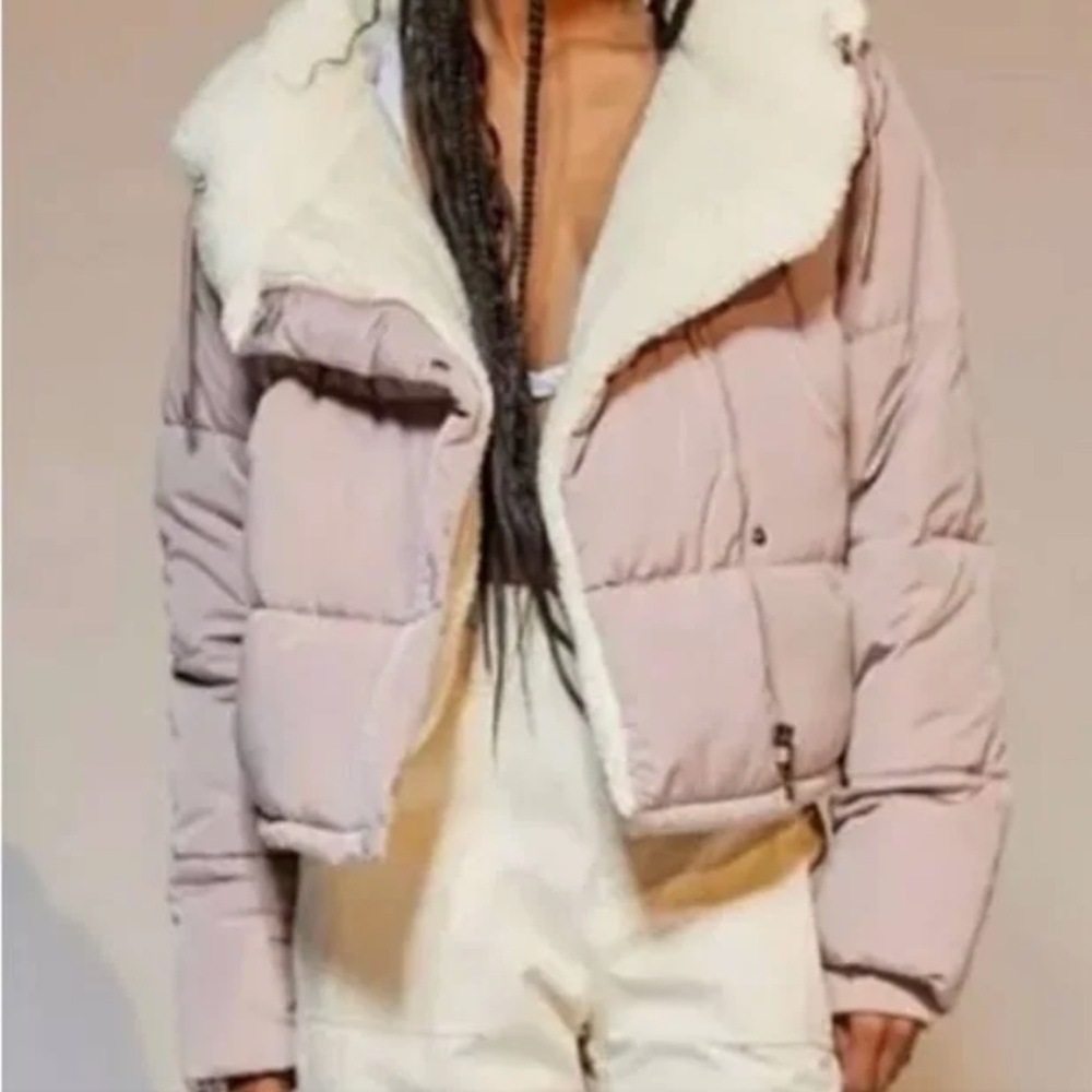 BDG Urban Outfitters Wool Lined Down Puffer Jacket